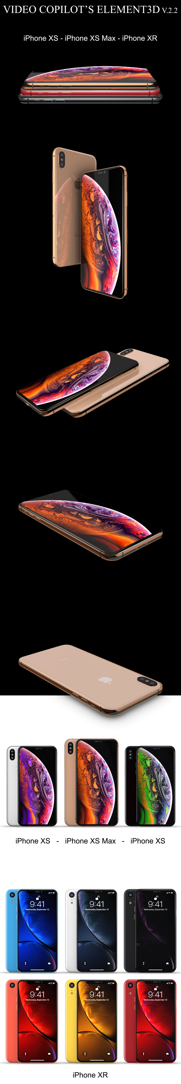 Element3D – iPhone XS - XR Collection Element3D – iPhone XS - XR Collection