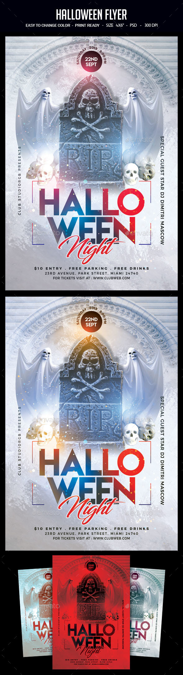Halloween Flyer - Clubs & Parties Events