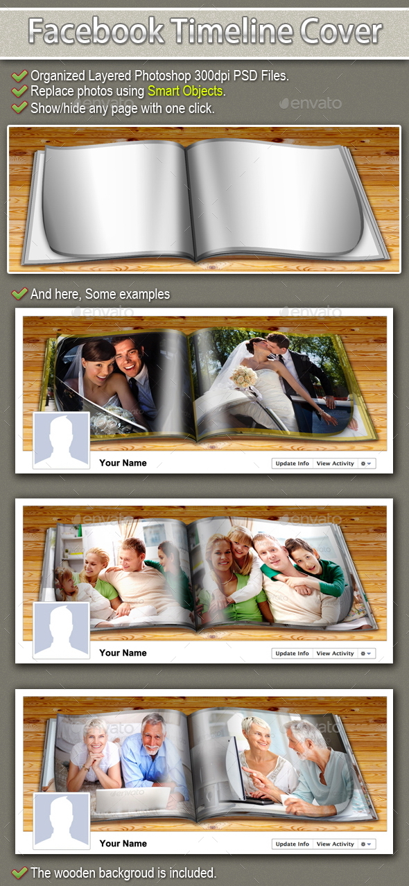 Facebook Timeline Cover - my Album - Social Media Web Elements