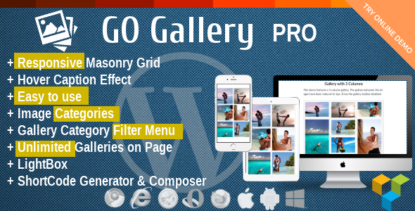 GoGallery - Filterable Responsive Gallery for Visual Composer - CodeCanyon Item for Sale