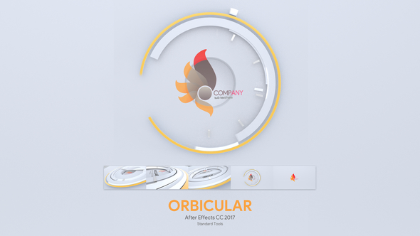 Orbicular 3D Logo Animation