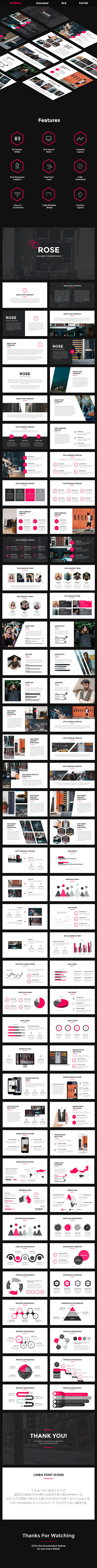 Rose - Creative Powerpoint Template - Creative PowerPoint Templates