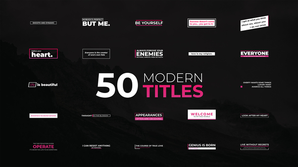 Modern Titles - VideoHive 22602636