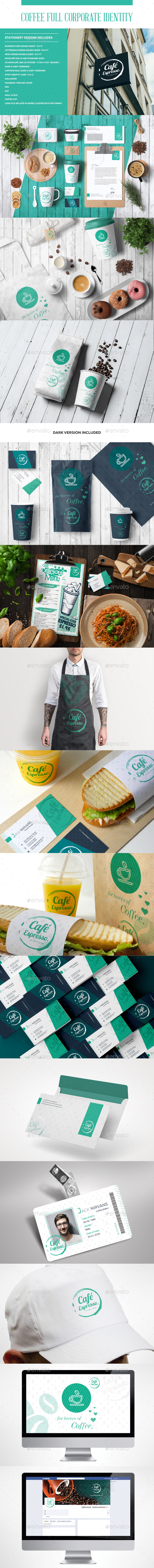 Coffee Full Corporate Identity - Stationery Print Templates