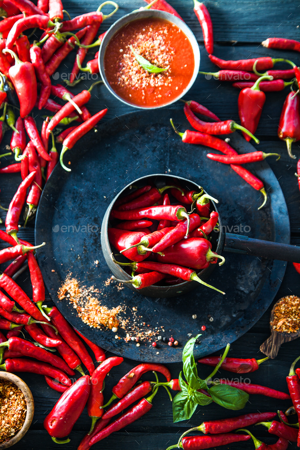 Chili Stock Photo by mythja | PhotoDune