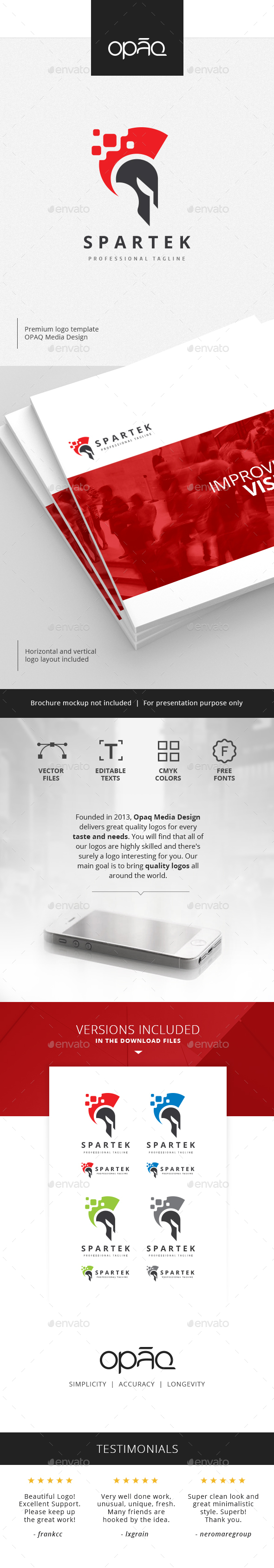 Spartan Technologies Logo - Humans Logo Templates