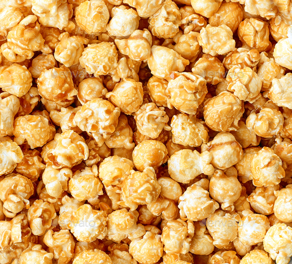 caramel popcorn background Stock Photo by magone | PhotoDune
