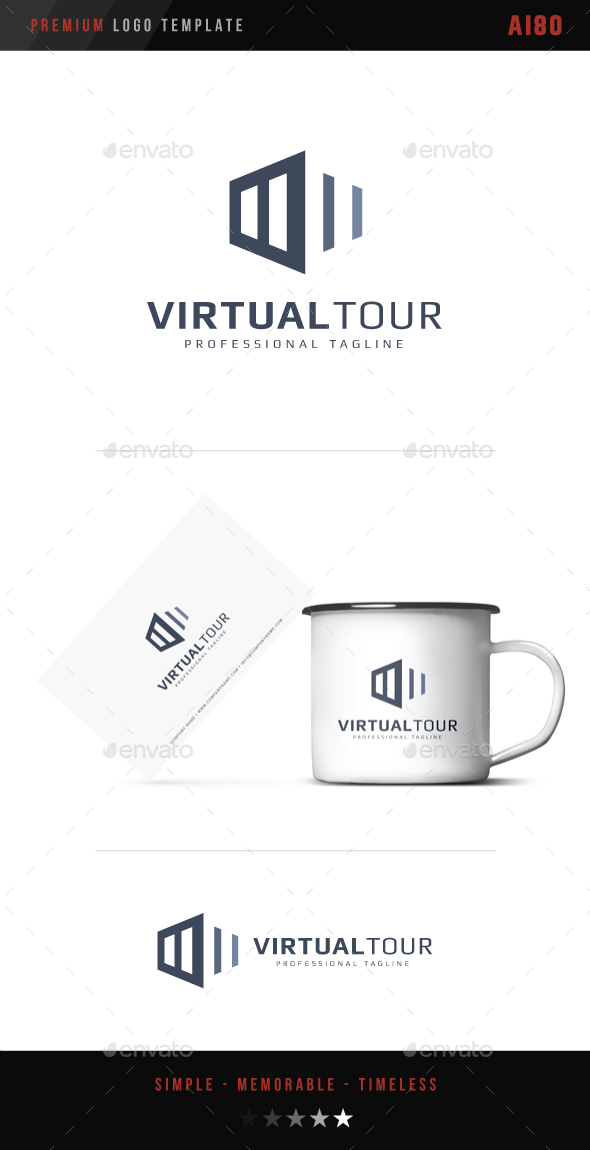 Virtual Tour Logo - Abstract Logo Templates