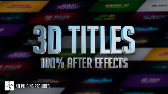 3D Titles - VideoHive 22591174