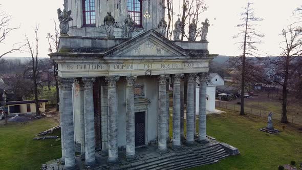 Roman Catholic Church Aerial, Ukraine