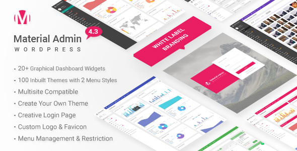 Material - White Label WordPress Admin Theme - CodeCanyon Item for Sale