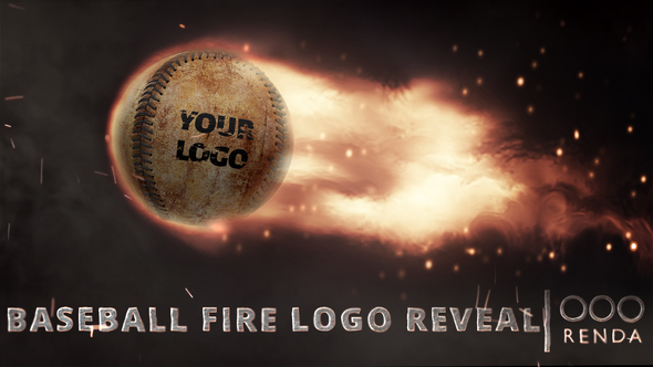 Baseball Fire Logo Reveal