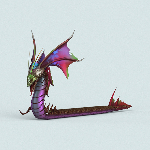 Cartoon Monster Dragon - 3Docean 22606516