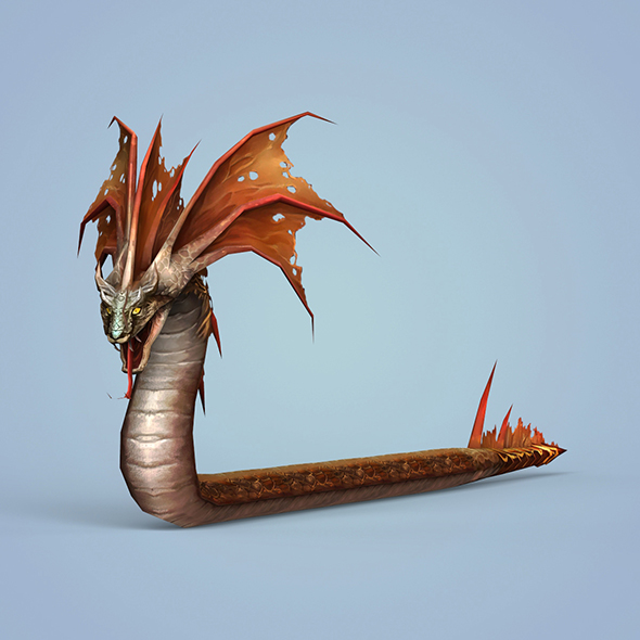 Fantasy Monster Snake - 3Docean 22606654