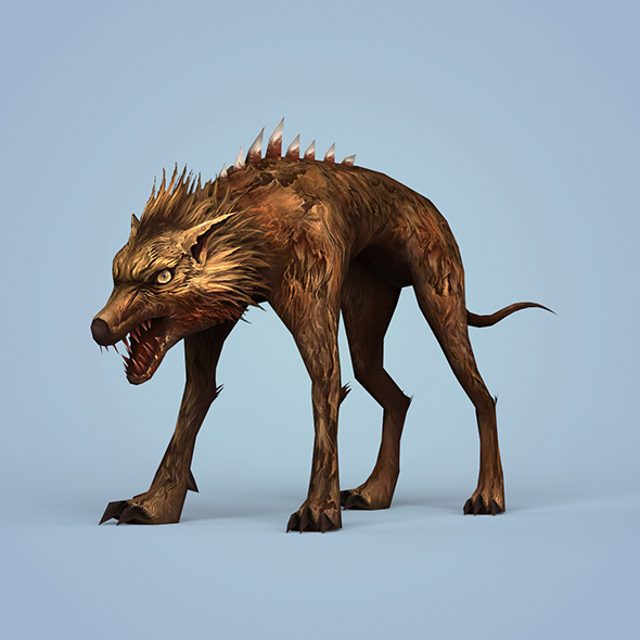 Fantasy Monster Dog - 3Docean 22606717