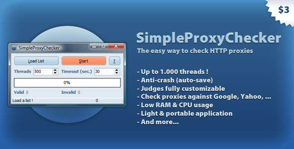 SimpleProxyChecker - The - CodeCanyon 1609088