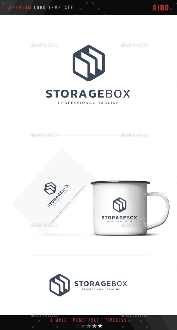 Storage Box Logo - Abstract Logo Templates