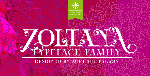 Zoltana - Serif Fonts
