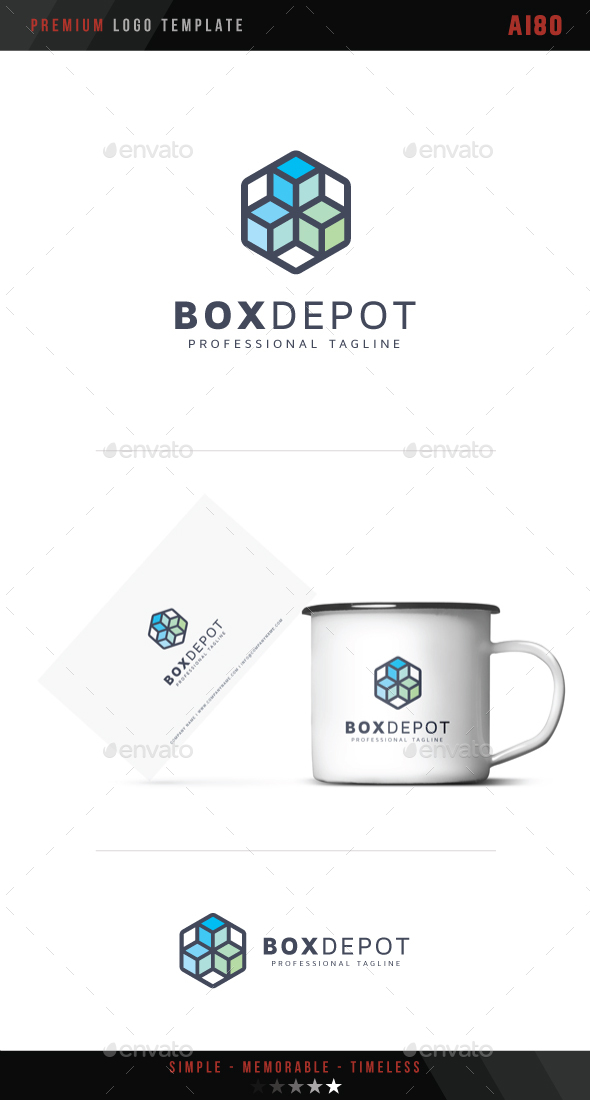 Box Depot Logo - Abstract Logo Templates