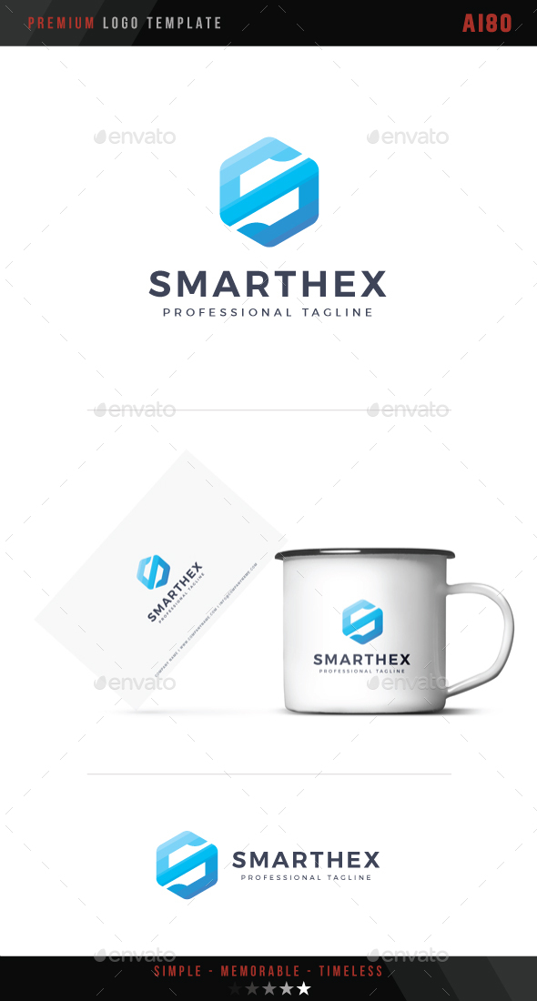 Smart Hex Logo - Symbols Logo Templates