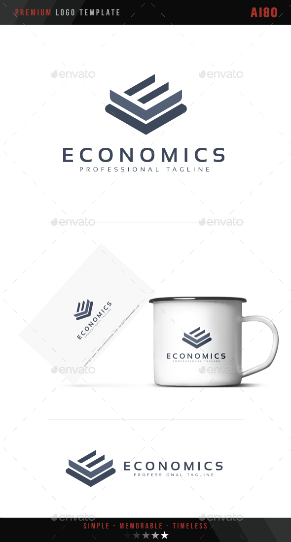 Letter E - Economics Logo - Abstract Logo Templates