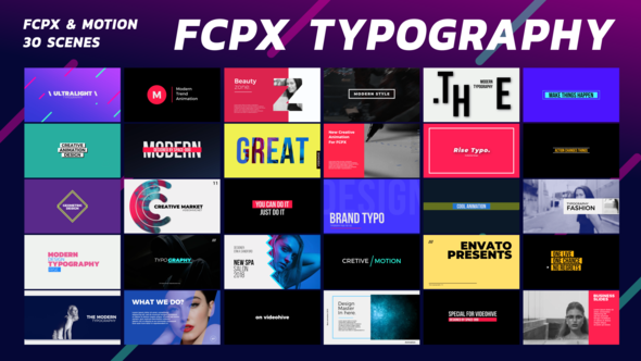 Typography PRO | FCPX or Apple Motion