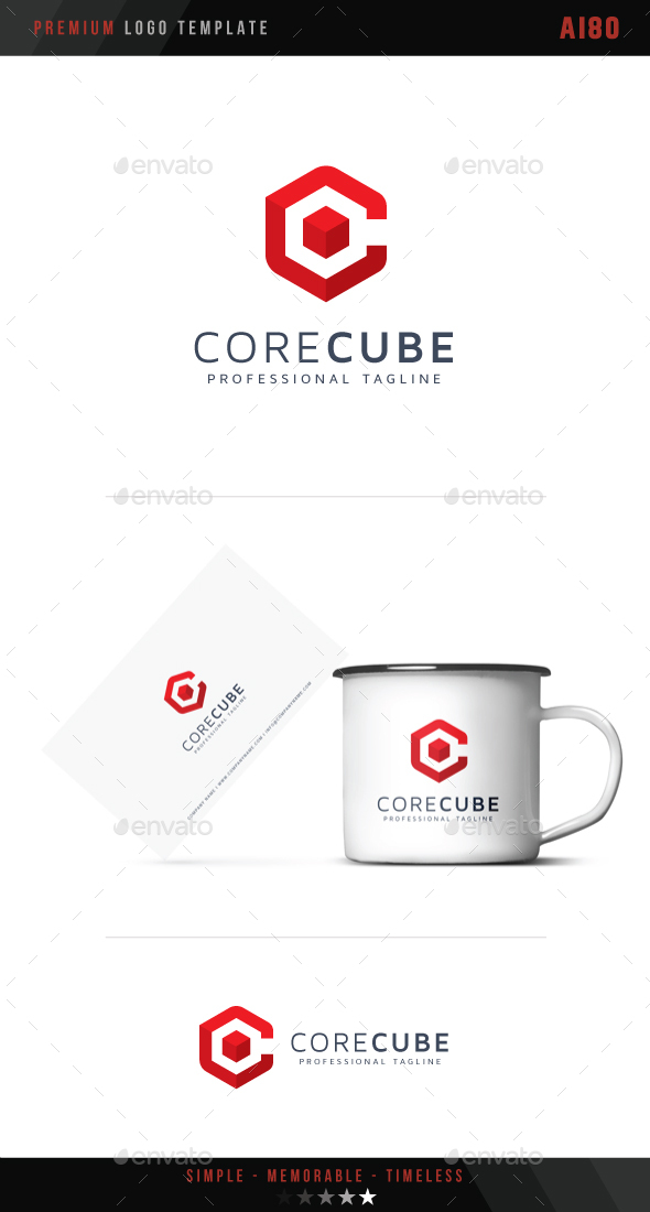 Core Cube Logo - Abstract Logo Templates