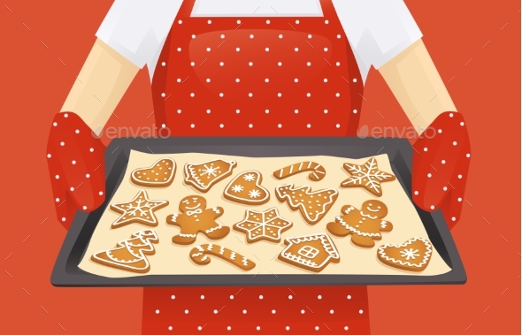 christmas cookies background by volhah graphicriver christmas cookies background