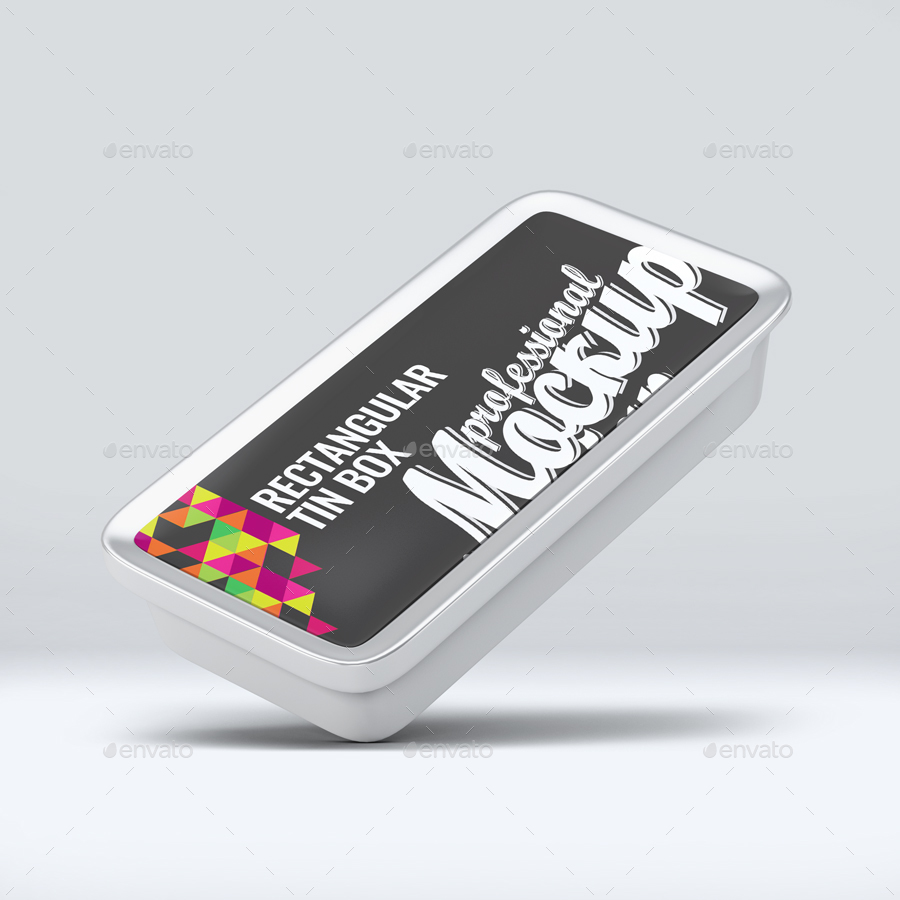 Download Rectangular Tin Box Mock Up By L5design Graphicriver