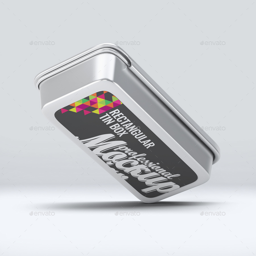Download Rectangular Tin Box Mock Up By L5design Graphicriver