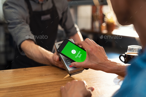 Payment with smartphone - Stock Photo - Images