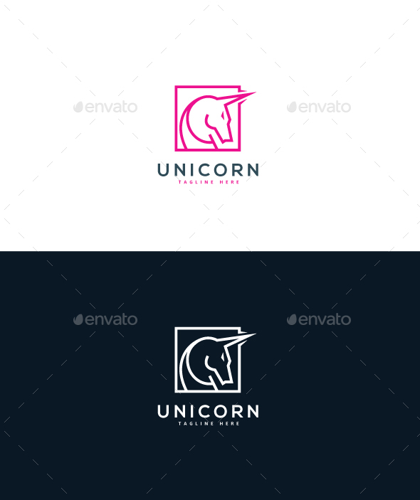 Unicorn Logo - Objects Logo Templates