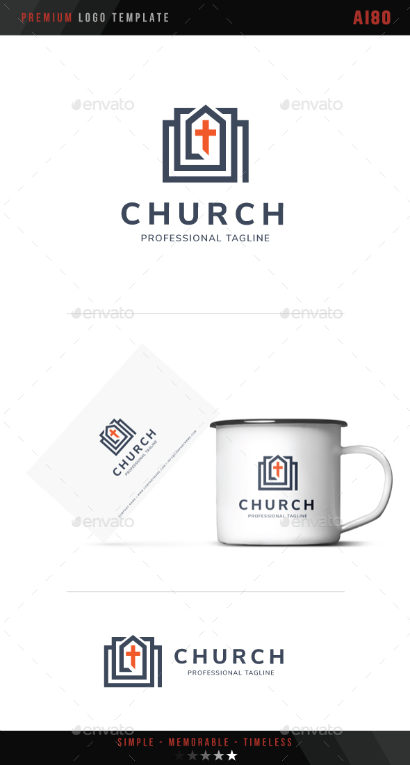 Church Logo - Symbols Logo Templates
