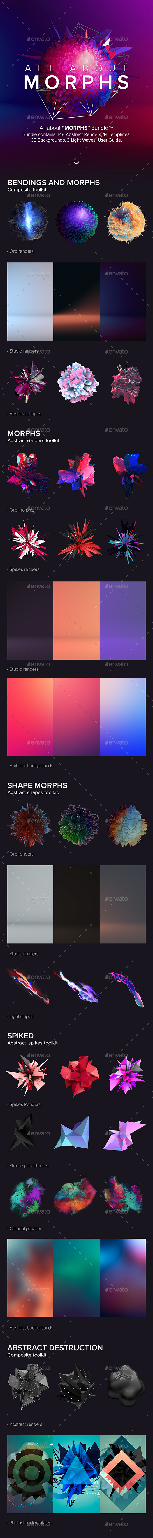 All about "MORPHS" Bundle - Decorative Graphics