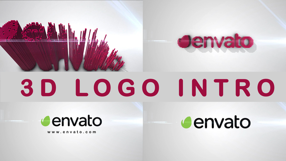 Short Minimal 3D Corporate Logo Intro