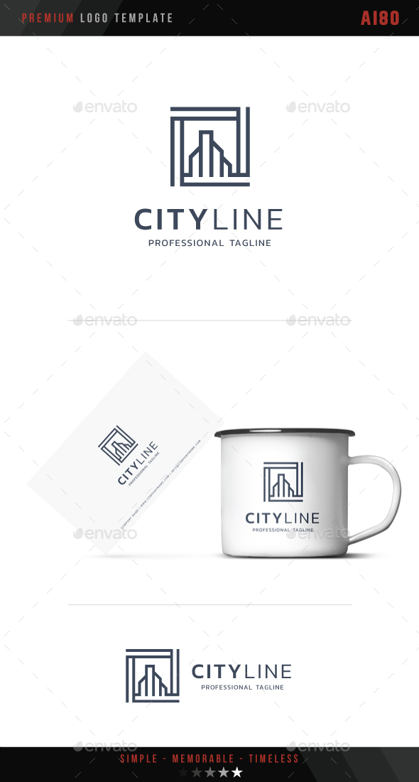 City Line Logo - Symbols Logo Templates
