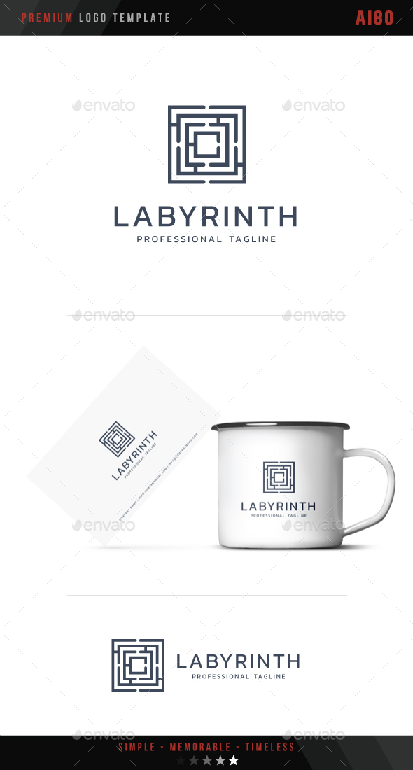 Labyrinth Logo - Symbols Logo Templates