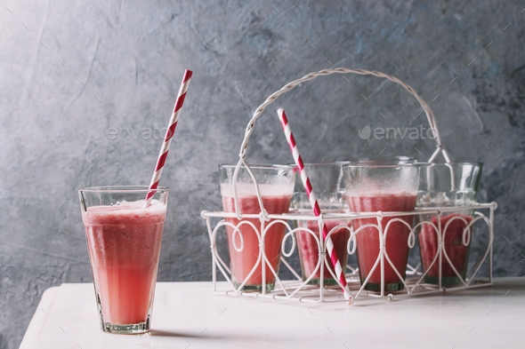 Red fruit cocktail - Stock Photo - Images