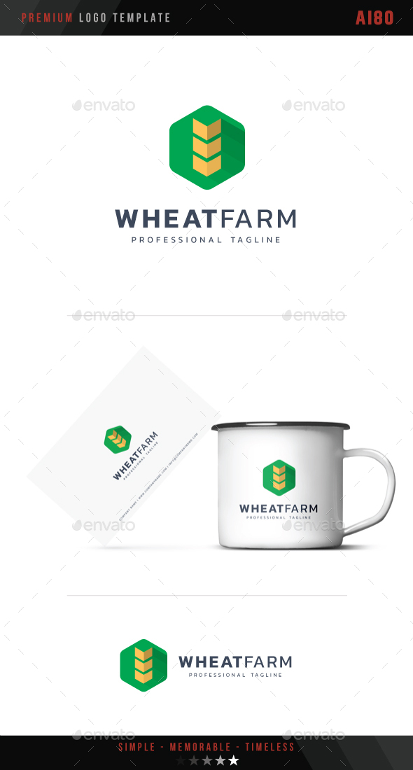 Wheat Farm Logo - Abstract Logo Templates
