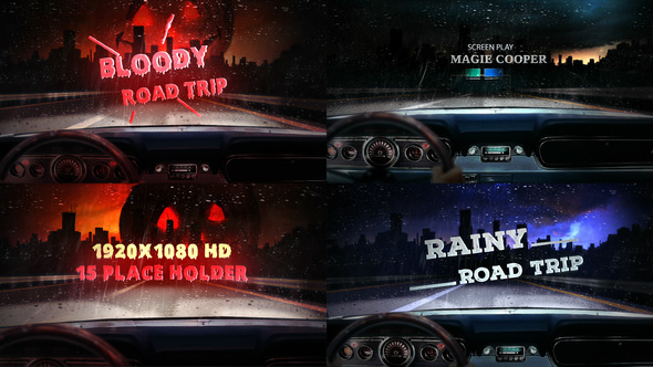Rainy Road Trip - VideoHive 22621505