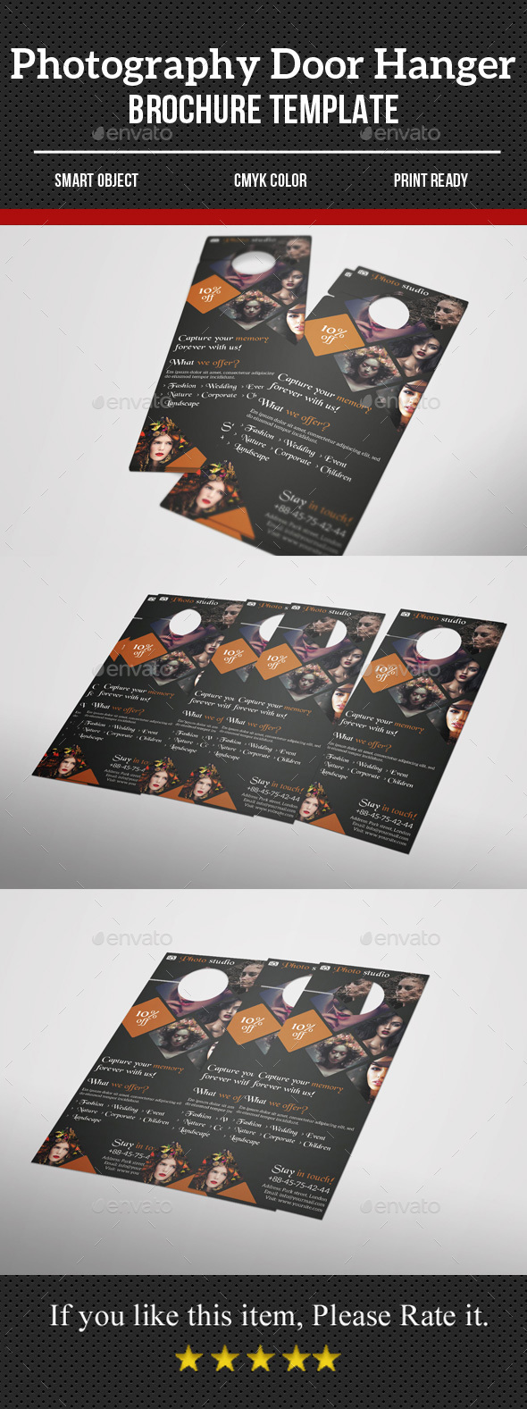 Photography Door Hanger - Miscellaneous Print Templates