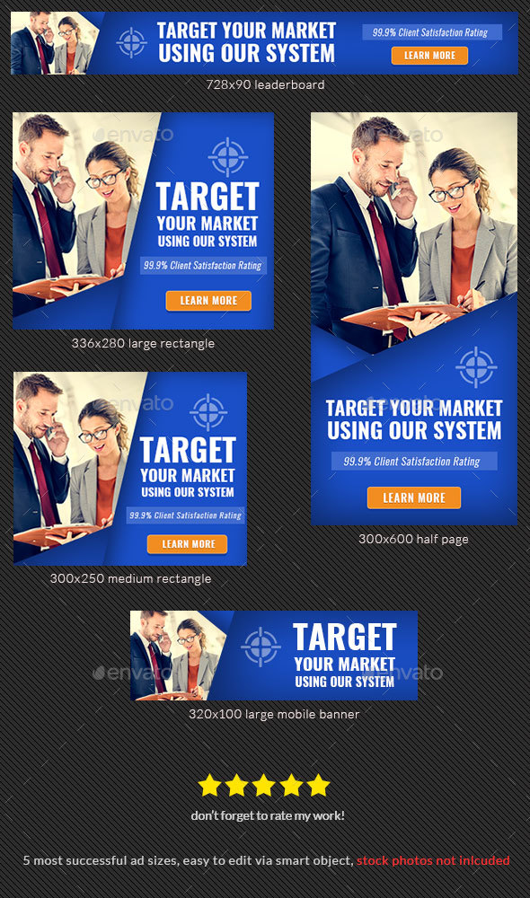 Corporate Banner Design Template 75 - Banners & Ads Web Elements