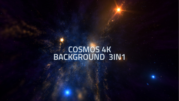 Cosmos Background 4K 3in1
