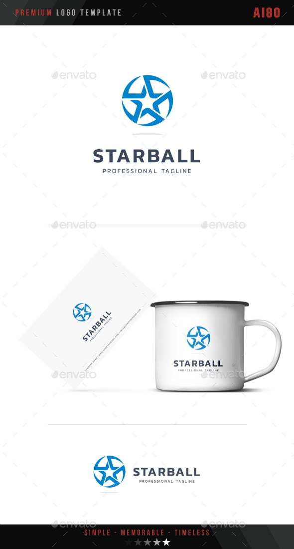 Star Ball Logo - Abstract Logo Templates