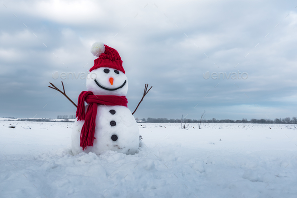 Red Hat Snowman