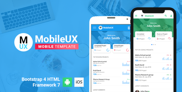 Mobile App Template Free Download from s3.envato.com