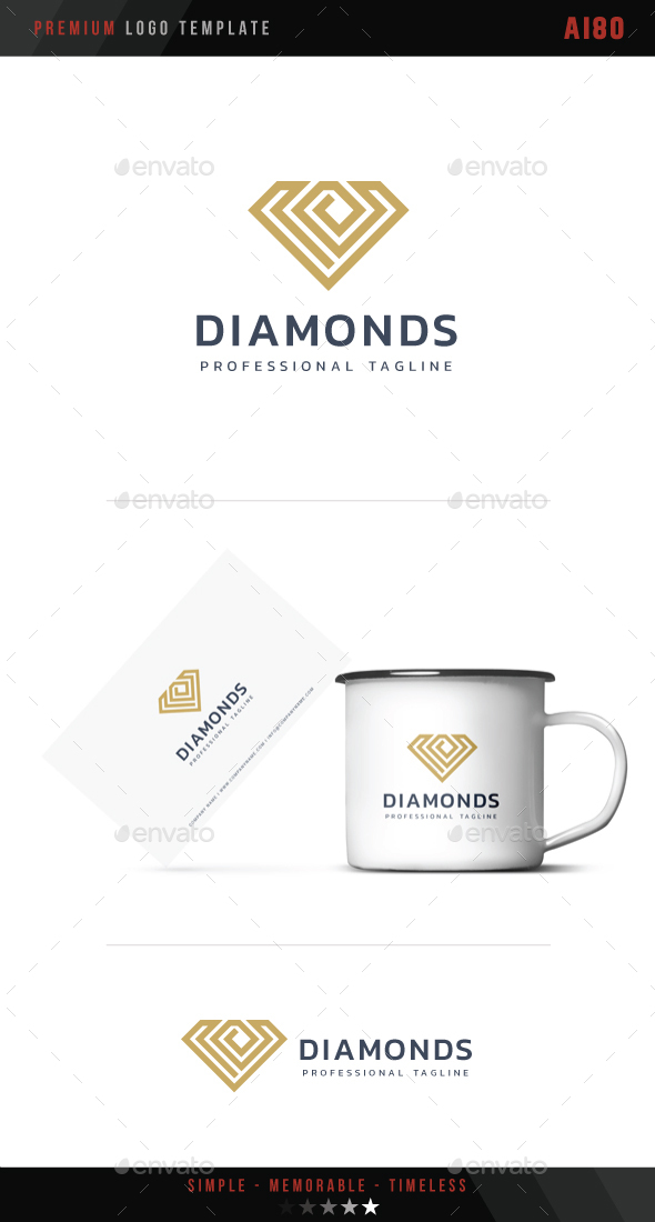 Diamonds Logo - Symbols Logo Templates