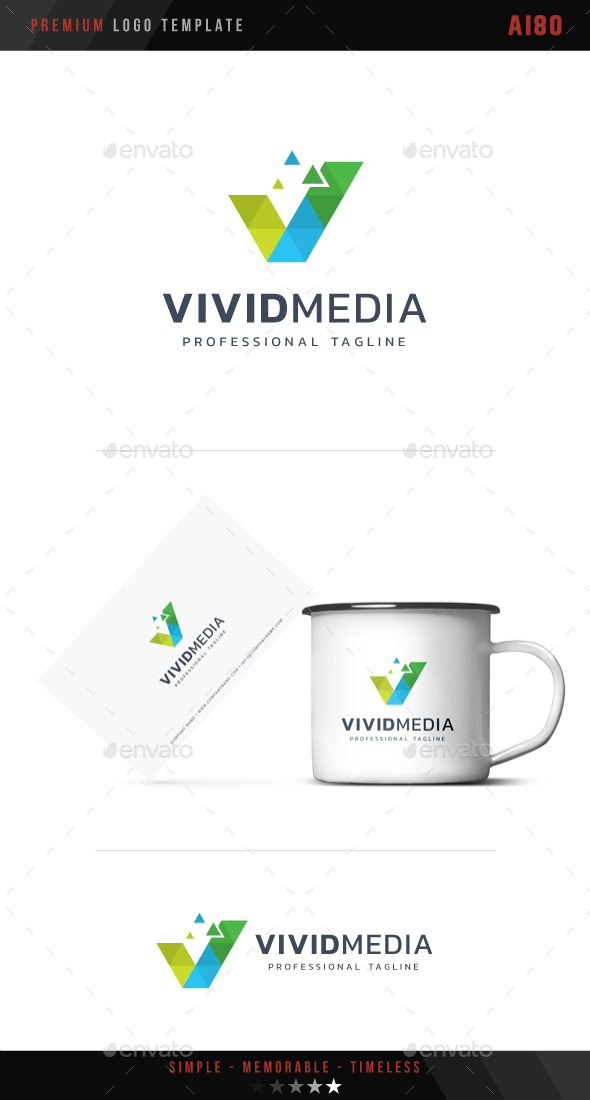 Vivid Media Logo - Abstract Logo Templates