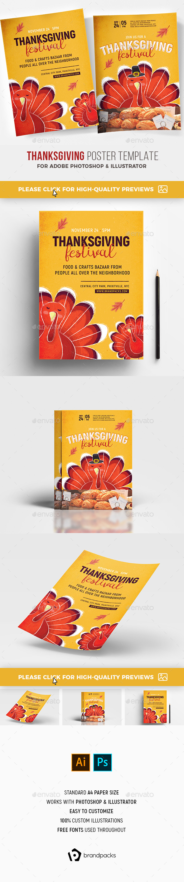 Thanksgiving Flyer / Poster