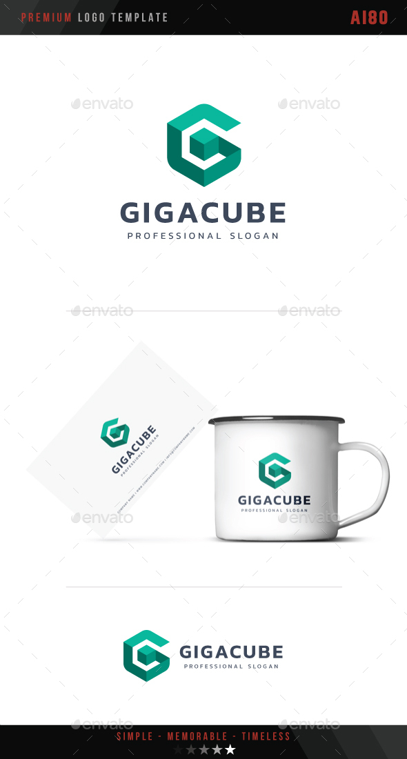 Giga Cube Logo - Symbols Logo Templates
